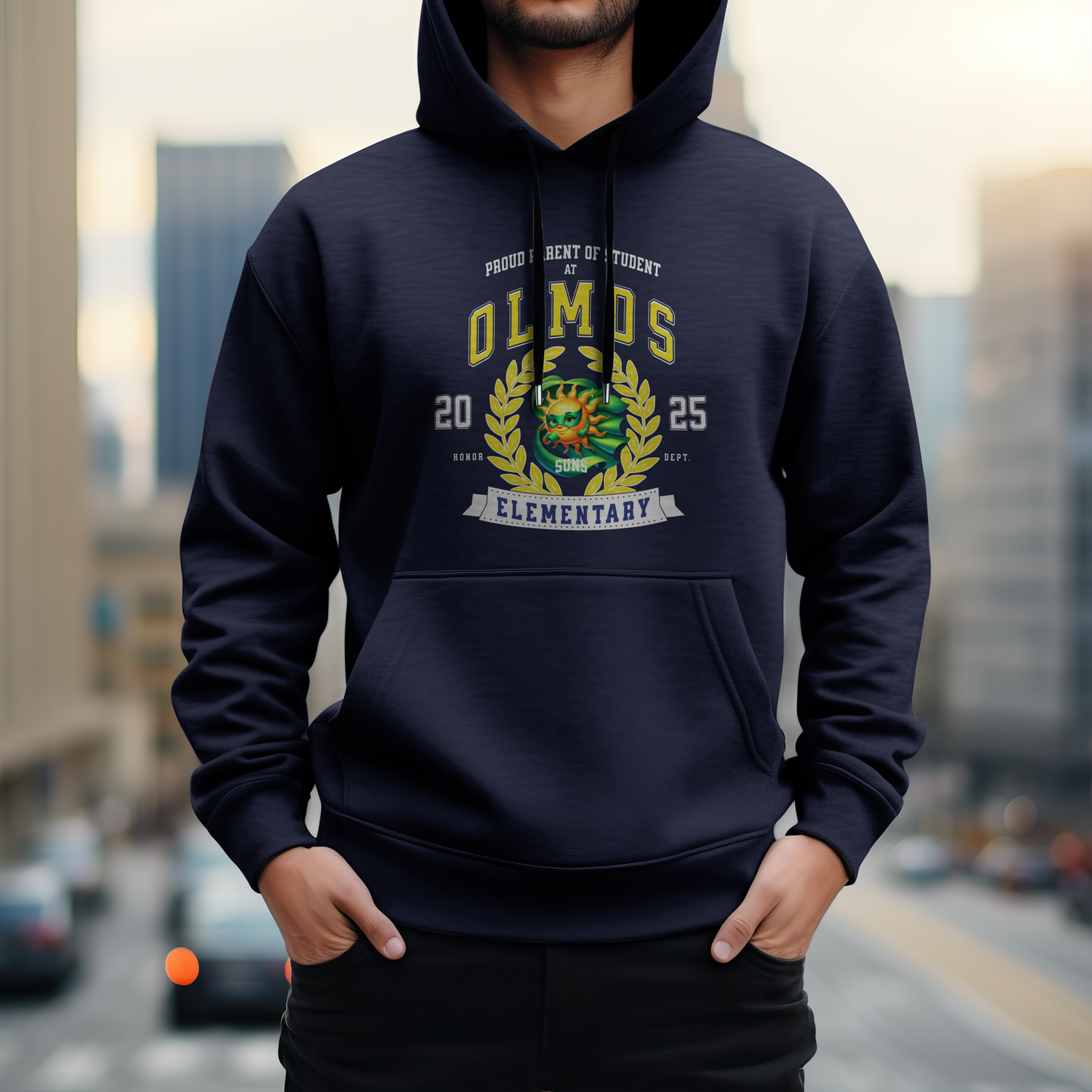 Olmos Elementary “Proud Parent of a Student At” Custom T-Shirt – Limited Holiday Edition