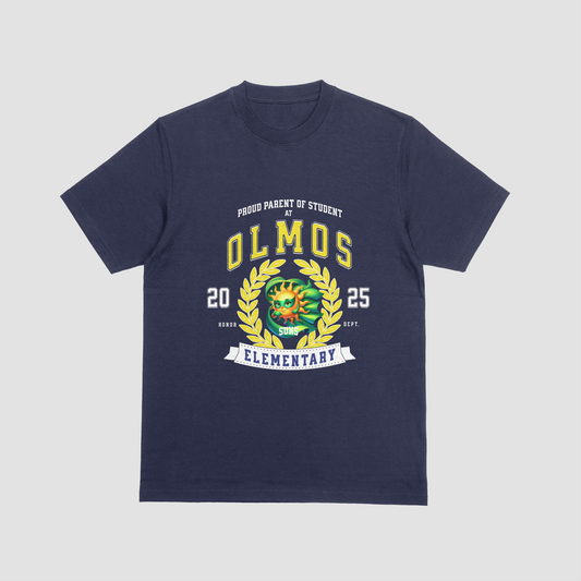 Olmos Elementary “Proud Parent of a Student At” Custom T-Shirt – Limited Holiday Edition
